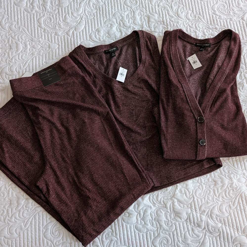3 PC Cardigan Sweater Set - Picture 2 of 8